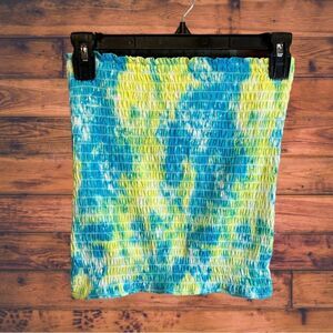 5 for $25🔥Girls Size 12 Justice Tie Dye Bandeau Strapless Top‎